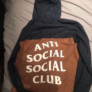 Never worn Anti Social Social Club L Windbreaker
